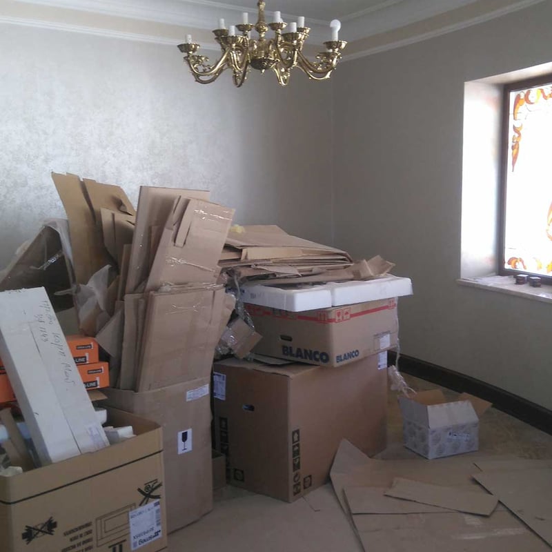 Preparing for cleaning after renovation
